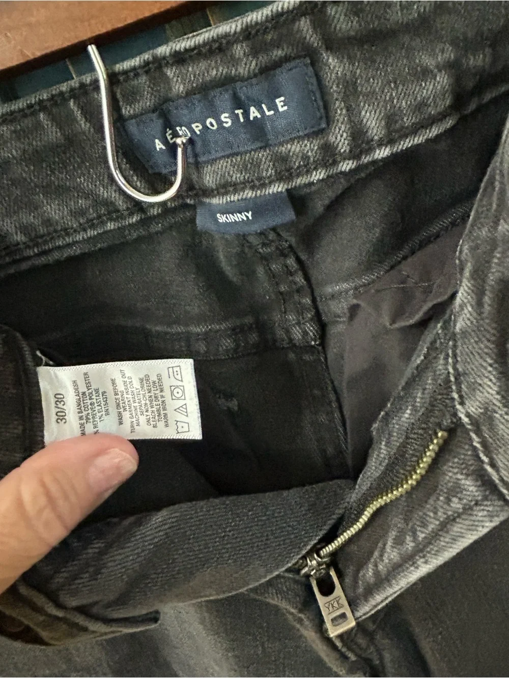 Aeropostale Men’s Charcoal Slim Jeans
